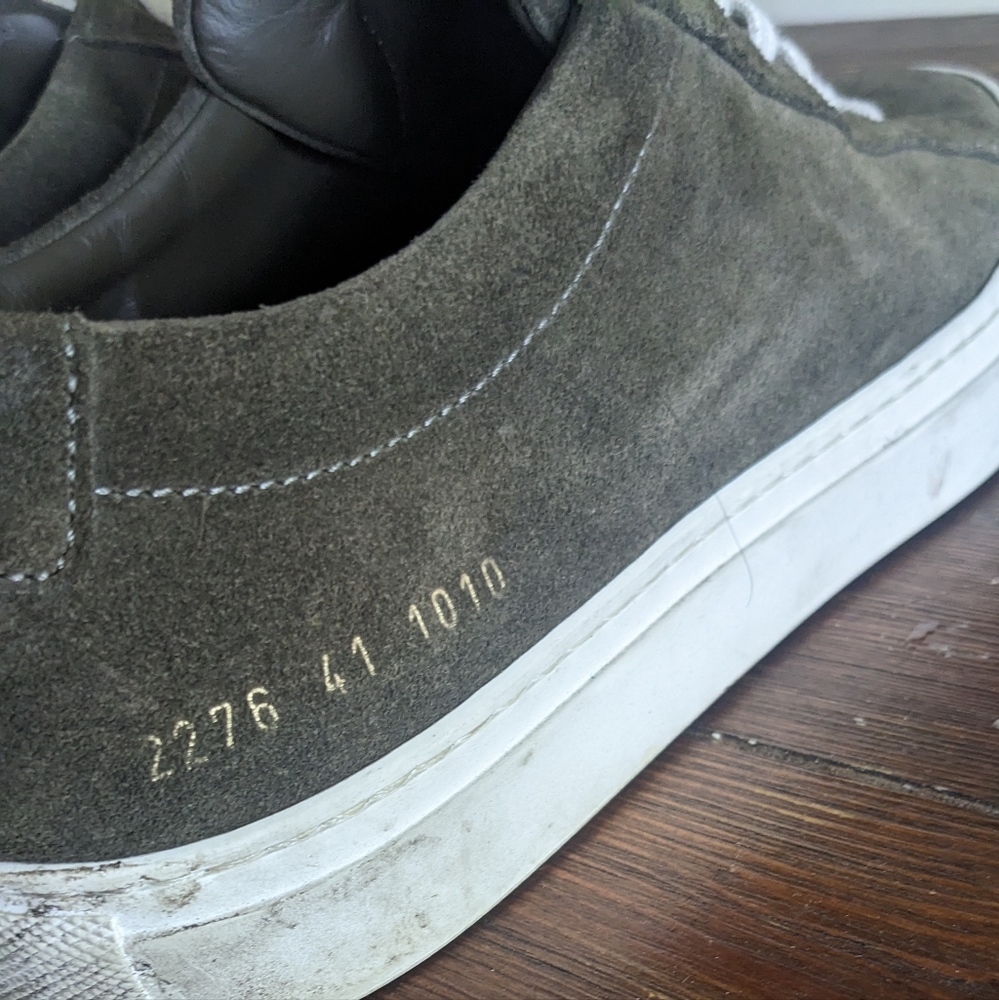 Common Projects 41 brown suede